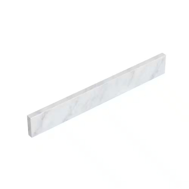 21.25 in. Marble Sidesplash in White Carrara