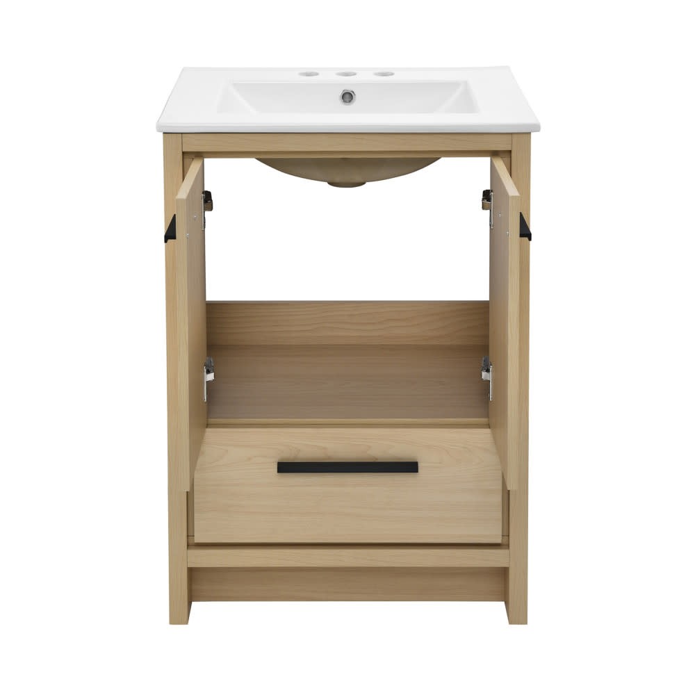 Swiss Madison SM-BV730L-3 Virage 24″ – Natural Oak / White