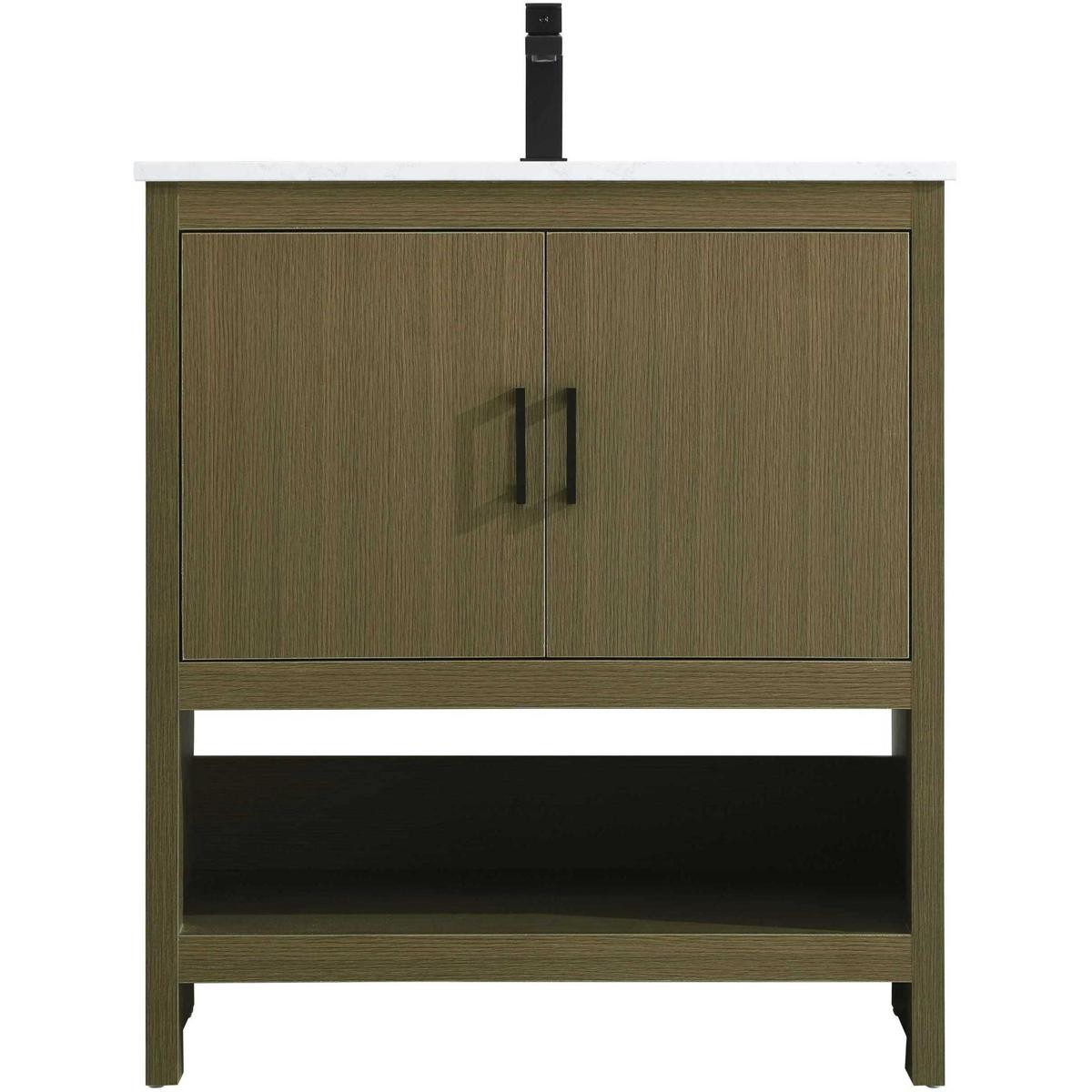Elegant Lighting VF25230MCB Ira Vanity Chestnut Brown