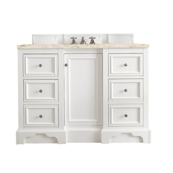 48″ James Martin De Soto 825-V48-BW-3TJR Vanity Cabinet Tajnar Eclos Top