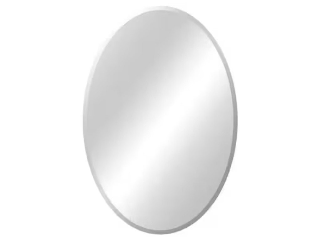 Glacier Bay 21 in. W x 31 in. H Oval Frameless Classic Wall Bathroom Vanity