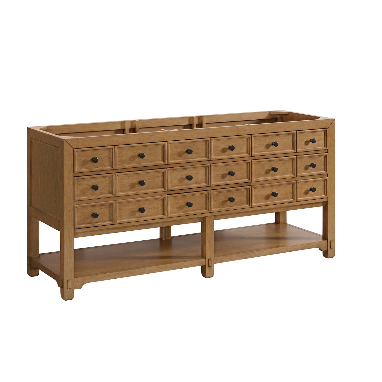 James Martin Vanities 505-V72-FEJP Malibu 72″ – Amber Birch