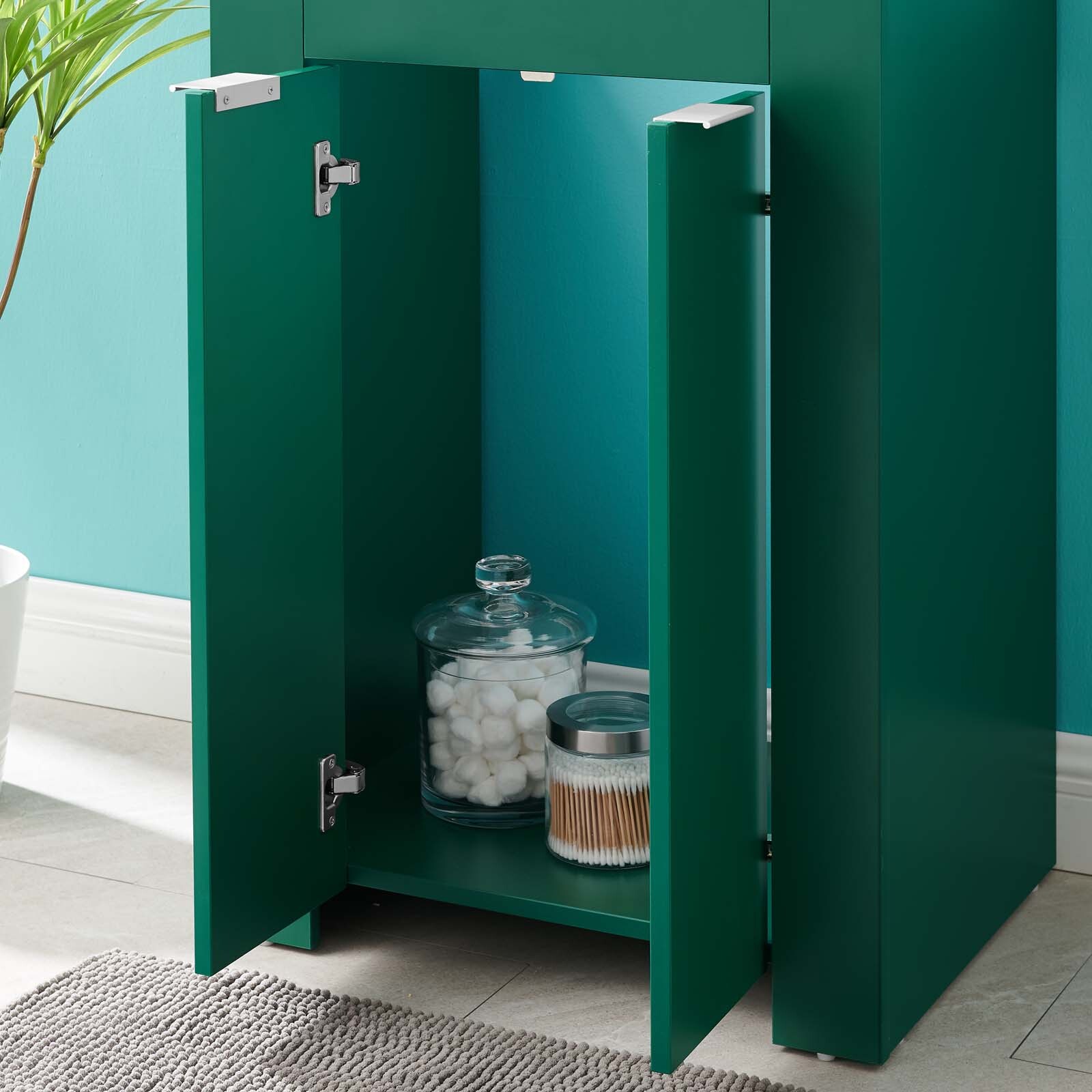 Modway Maybelle 24″ Bathroom Vanity In Green Black