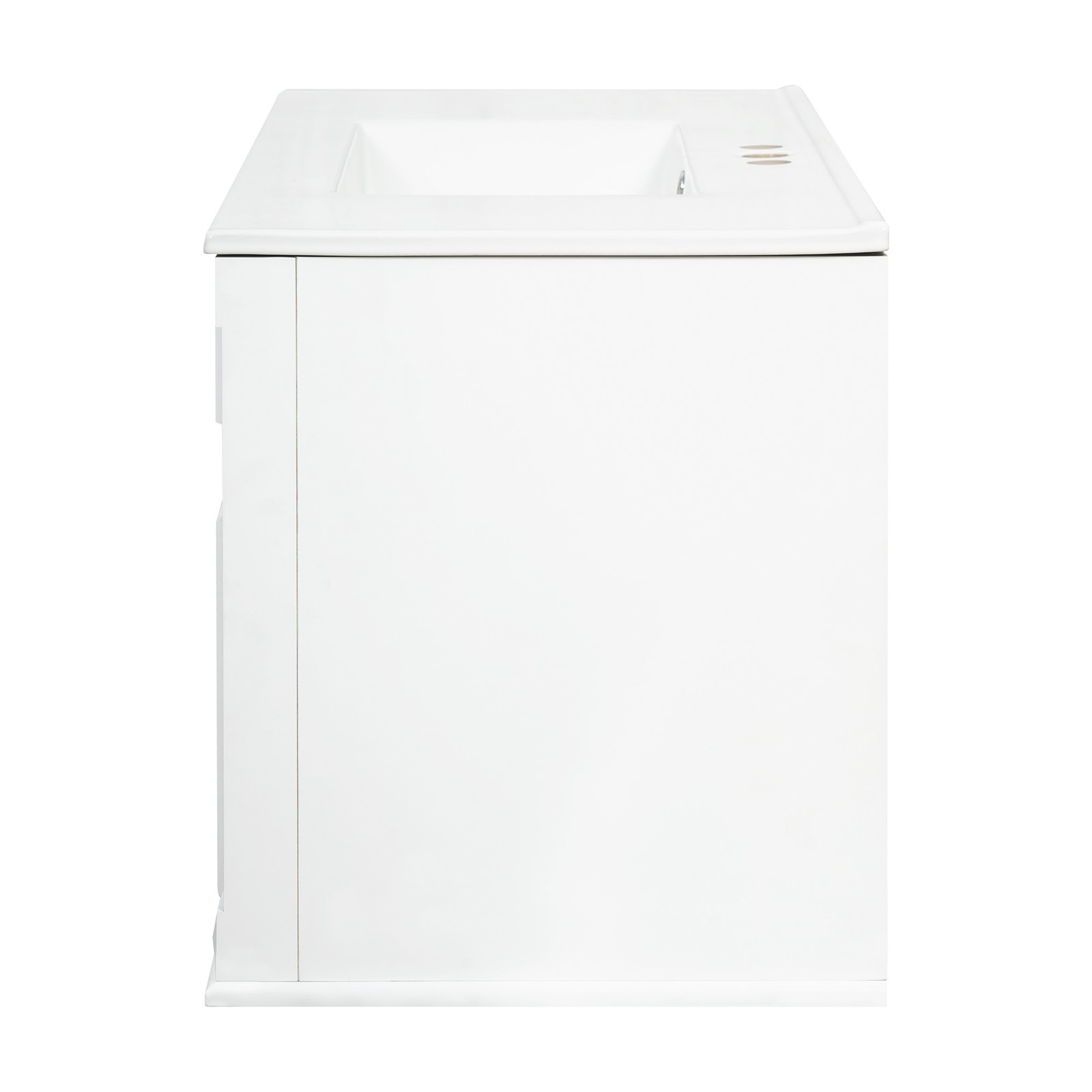 FUNIDEE 36inch Wall Mounted Bathroom Cabinet with Ceramic Sink Combo Vanity Set