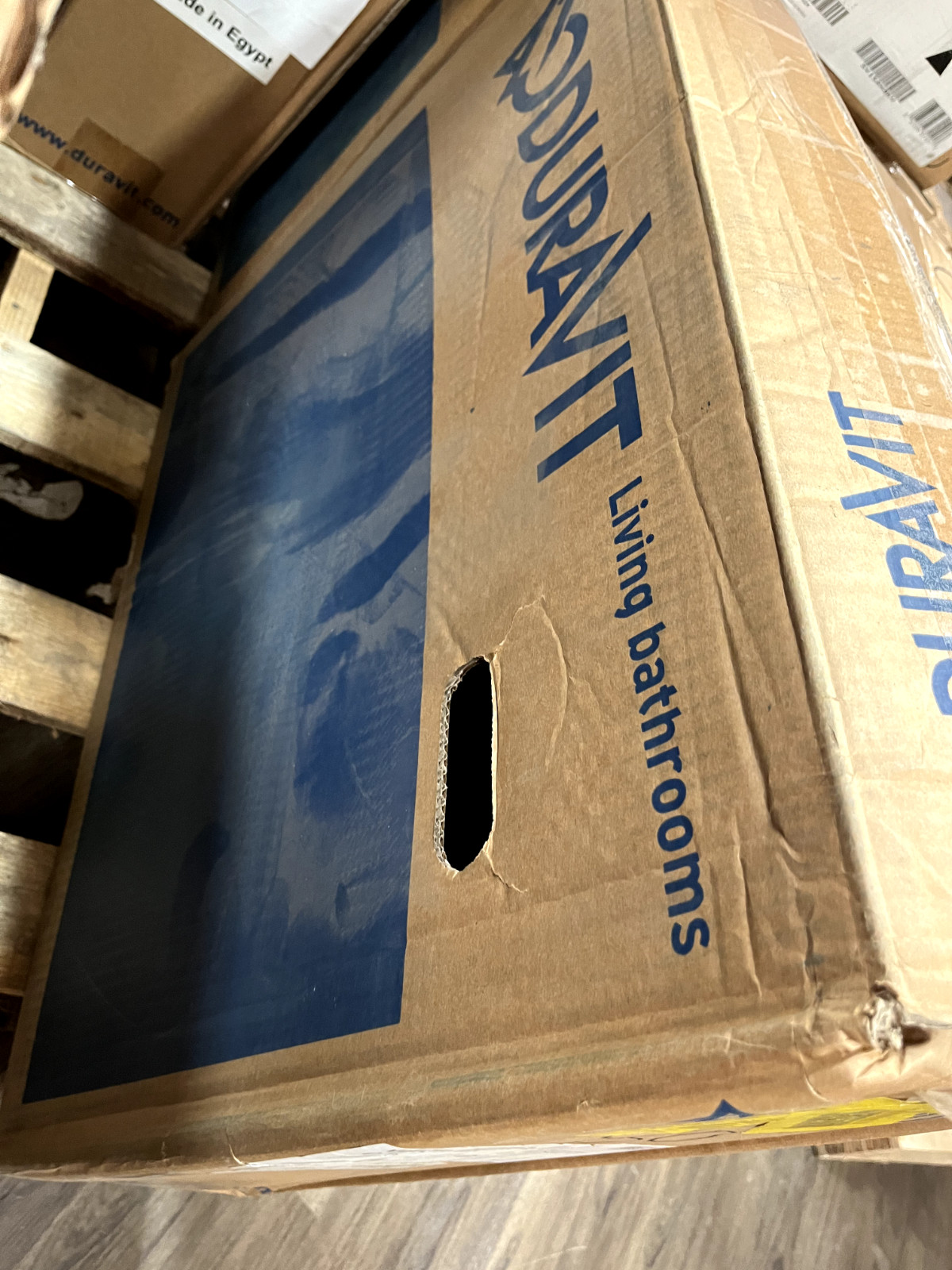 04546000881 Duravit Vero 24″ Ceramic Vanity Top with 1 Faucet Hole NIB 54577 P17