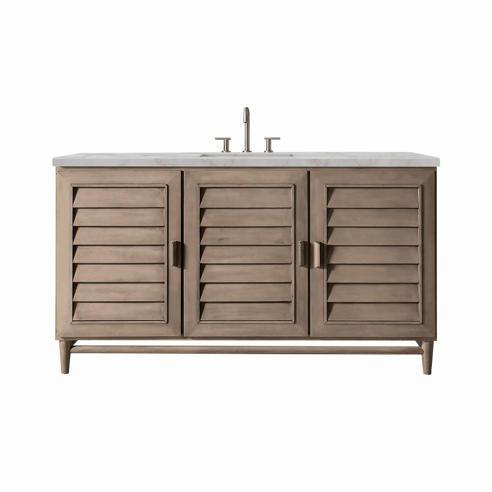 James Martin Vanities 620-V60S-3VSL Portland 60″ Single Basin – Wood