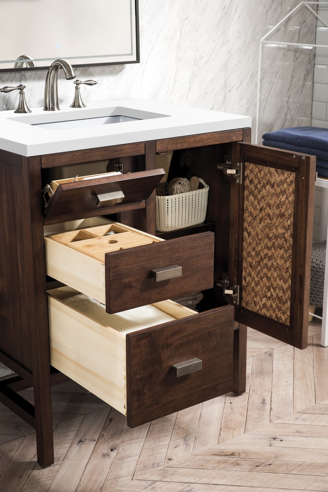 James Martin Vanities E444-V30-3WZ Addison 30″ – White