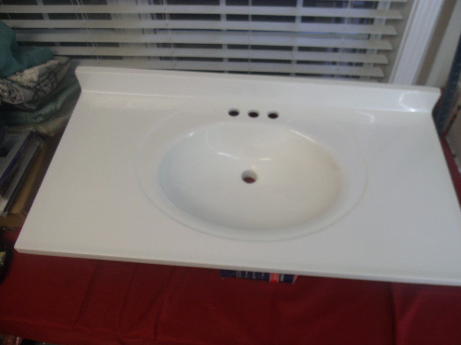 Newport 37″ X 19″. AB Engineered Composite Vanity Top in White
