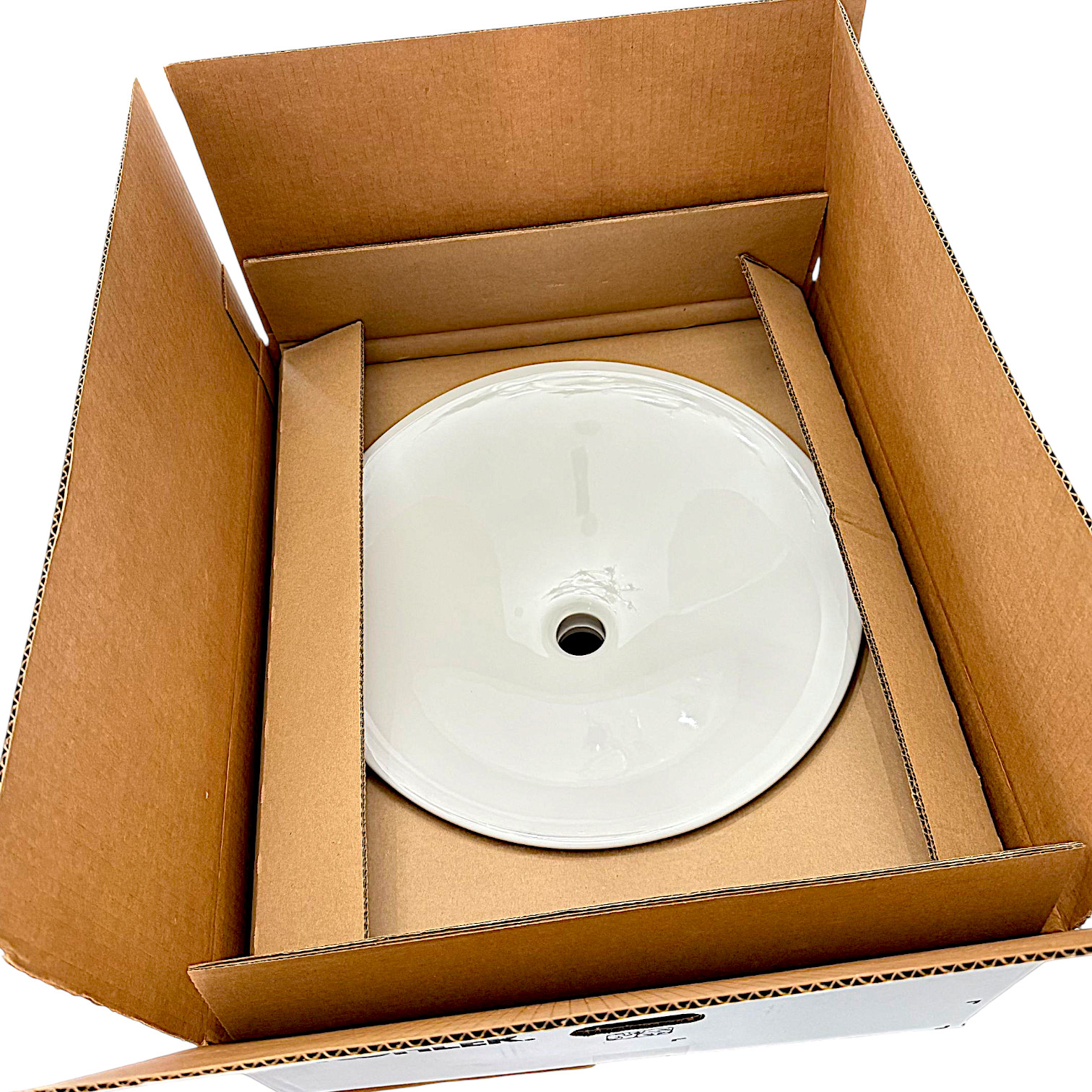 NEW KOHLER K-7806-95 Carillon Round Wading Pool Vessel Bathroom Sink, White