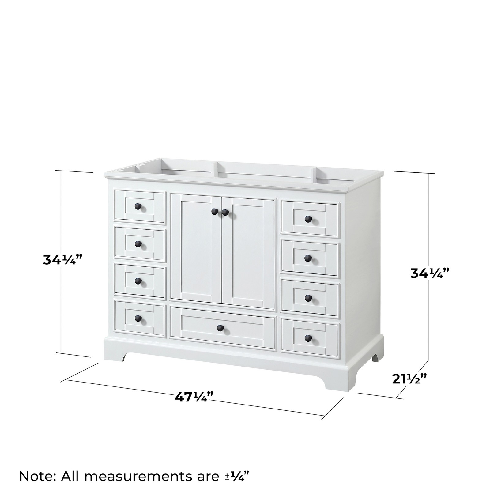 Wyndham Collection WCS202048SCXSXXMXX Deborah 47-1/4″ – White / Polished Chrome