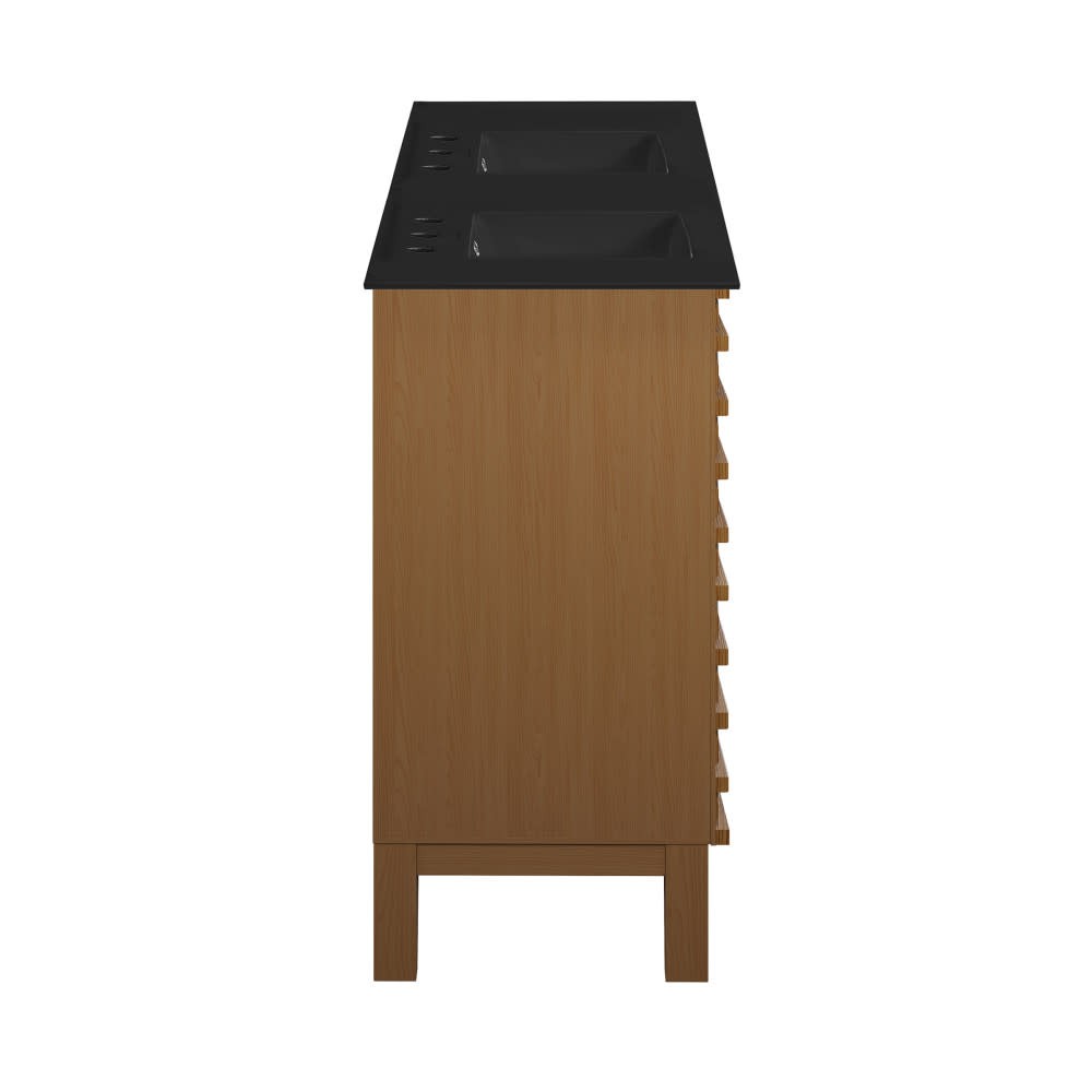 Swiss Madison SM-BV557D-3 Cascade 48″ – Black Oak / White