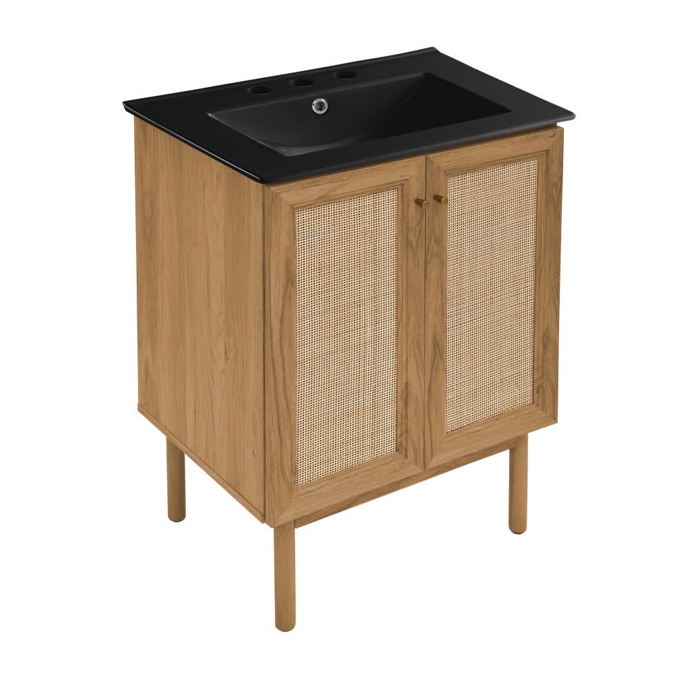 Swiss Madison SM-BV662-3MB Classe 24″ – Golden Oak / Matte Black