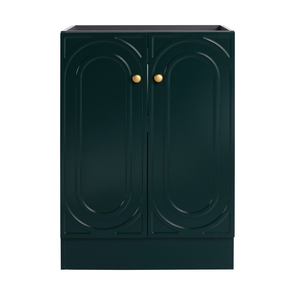 Freestanding Bathroom Vanity with Two Soft-Close Cabinet Doors
