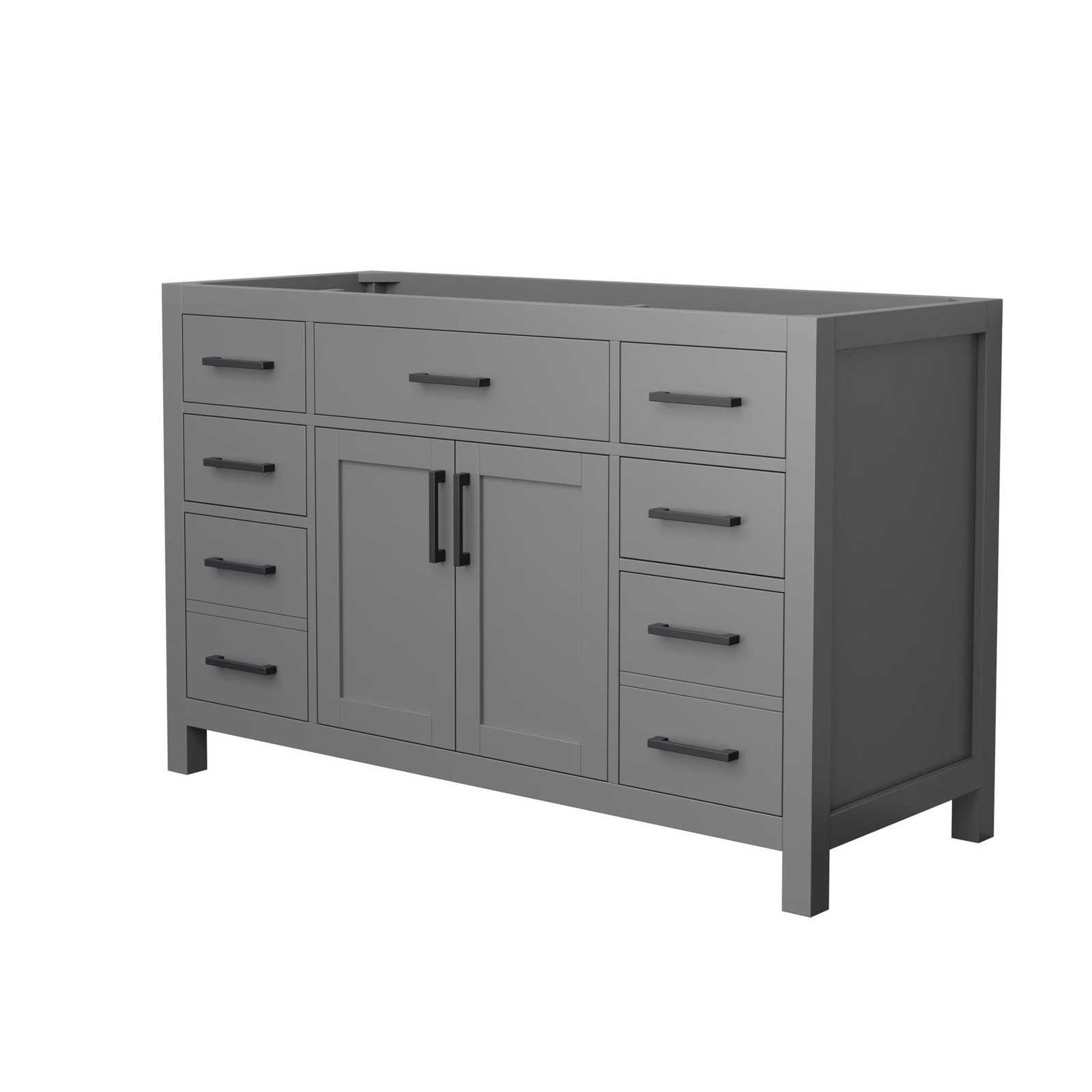 Wyndham Collection WCG242454S-CX-MXX Beckett 53″ Single – Dark Gray / Matte