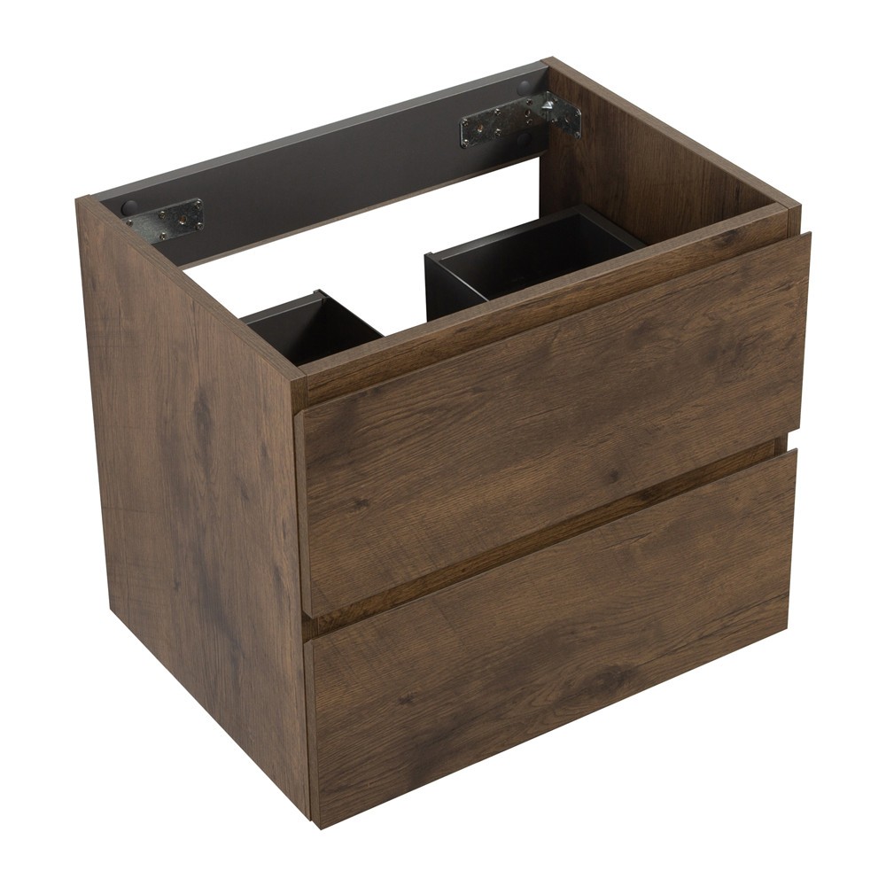 24″ 30″ 36″ Wall Mounted Bathroom Vanity, Floating Cabinet, 2 Drawers, Base Only