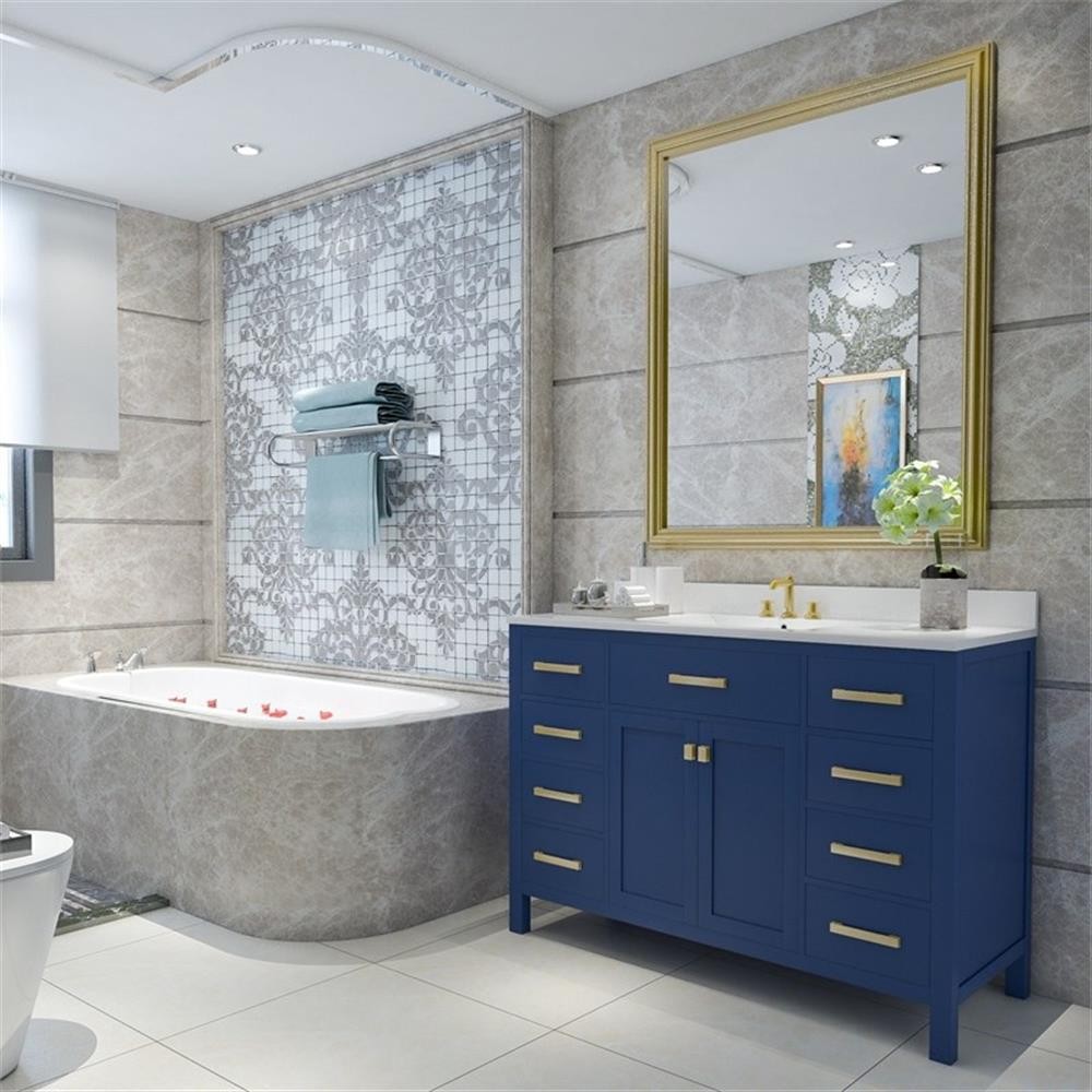 Maklaine 48″ Single Vanity in Blue