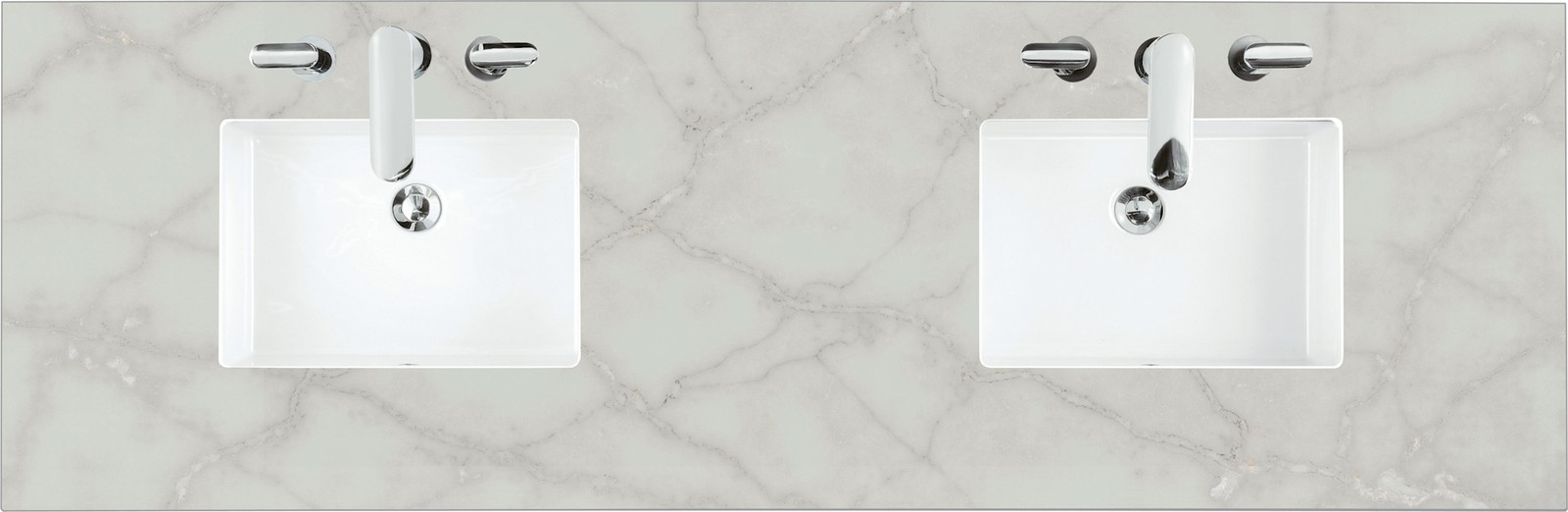 James Martin Vanities 050-S72 72″ Ceramic and Stone Composite – Victorian Silver