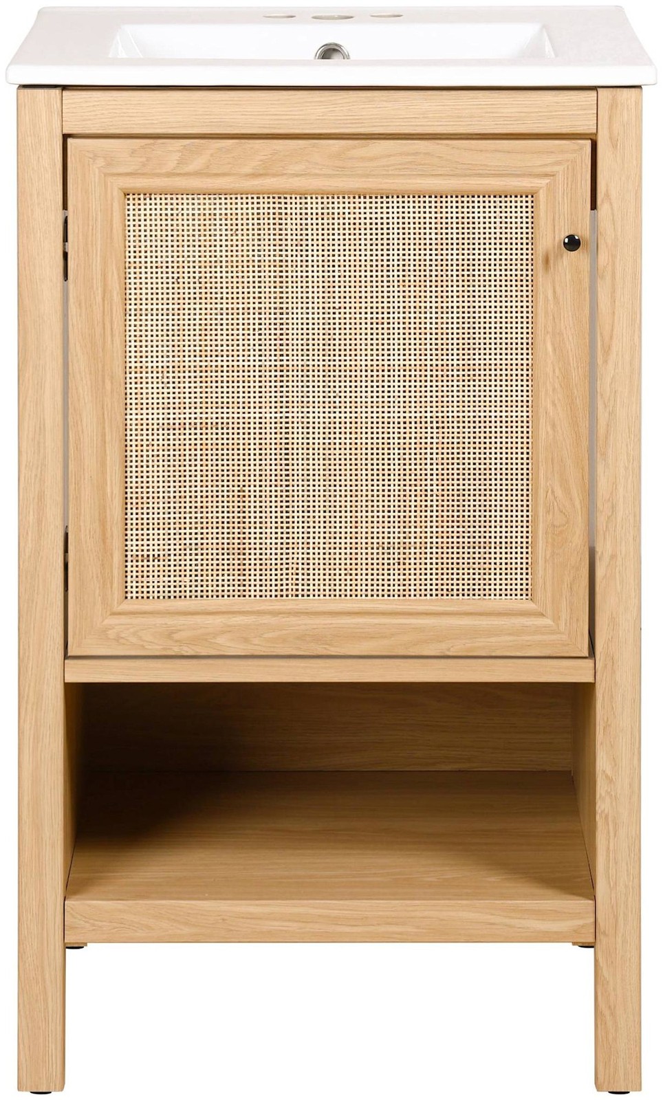JONATHAN Y Lighting VAN1022 Jasper 19″ Single – Wood