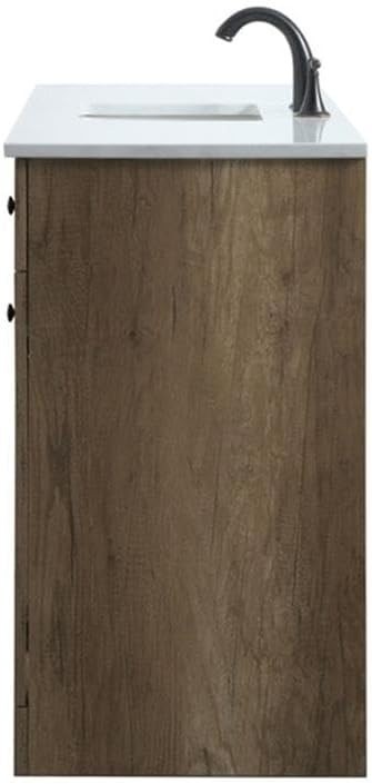 Elegant Kitchen and Bath 54 Inch ADA Compliant Bathroom Vanity In Natural Oak