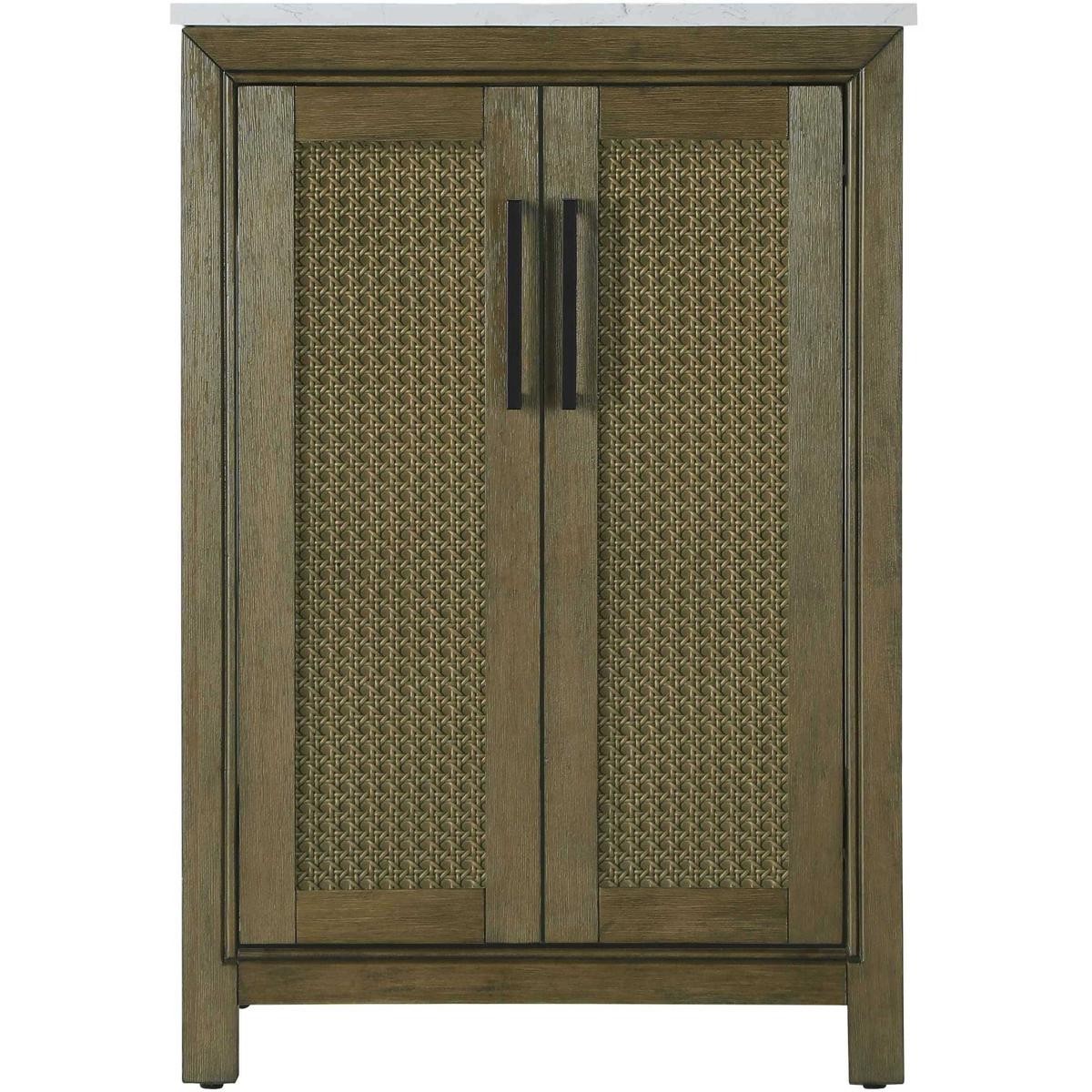 Elegant Lighting VF29524HO Alina 24 X 35 inch Hazel Oak Bathroom Vanity Cabinet