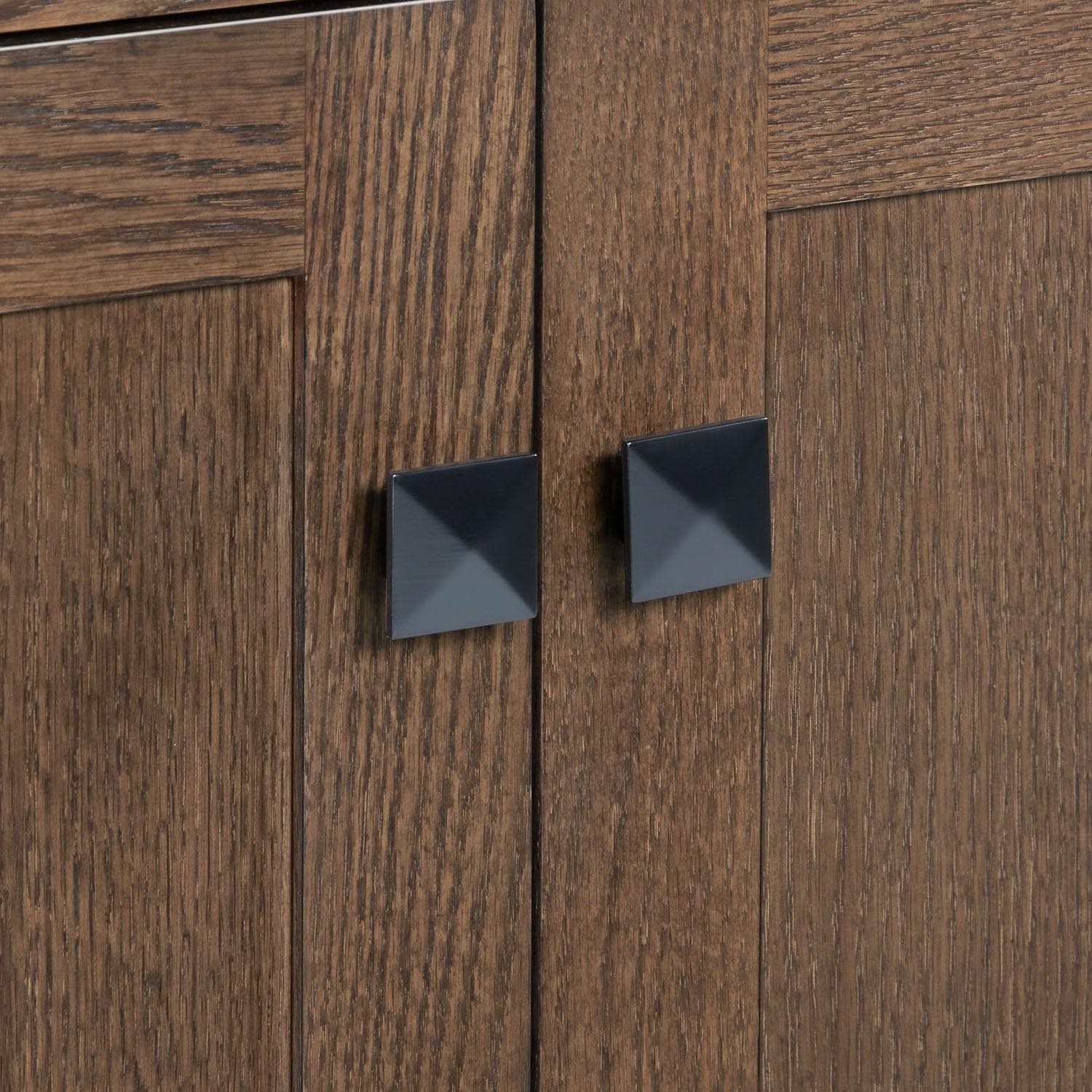 Ariel A037SLWQRVO Cambridge 37″ – Brown Oak / Pure White Quartz / Satin Brass