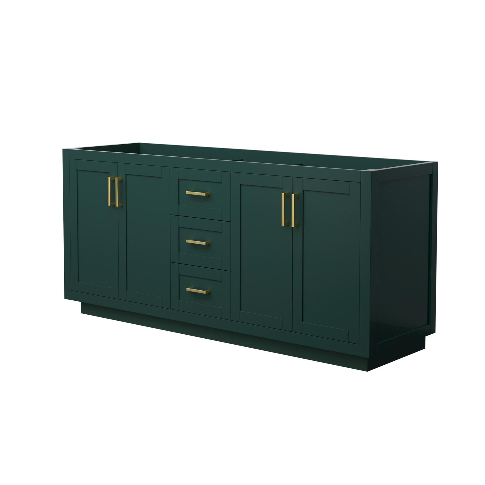 Wyndham Collection WCF2929-72D-CX-MXX Miranda 71″ Double – Green / Brushed Gold