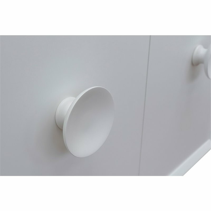 Stora 30″ Single Wall Mount Solid Wood Vanity in White (Cabinet Only)