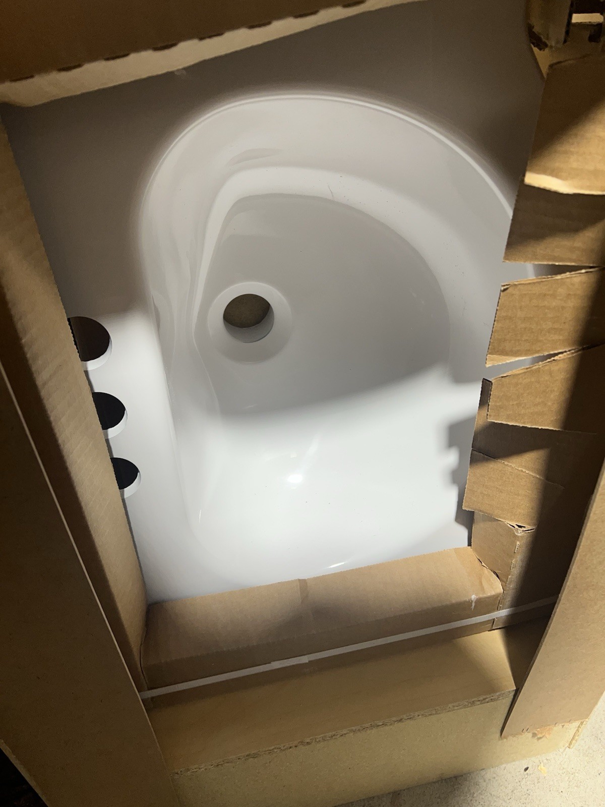 18.5″ Single Bathroom Vanity with Cultured Marble Top