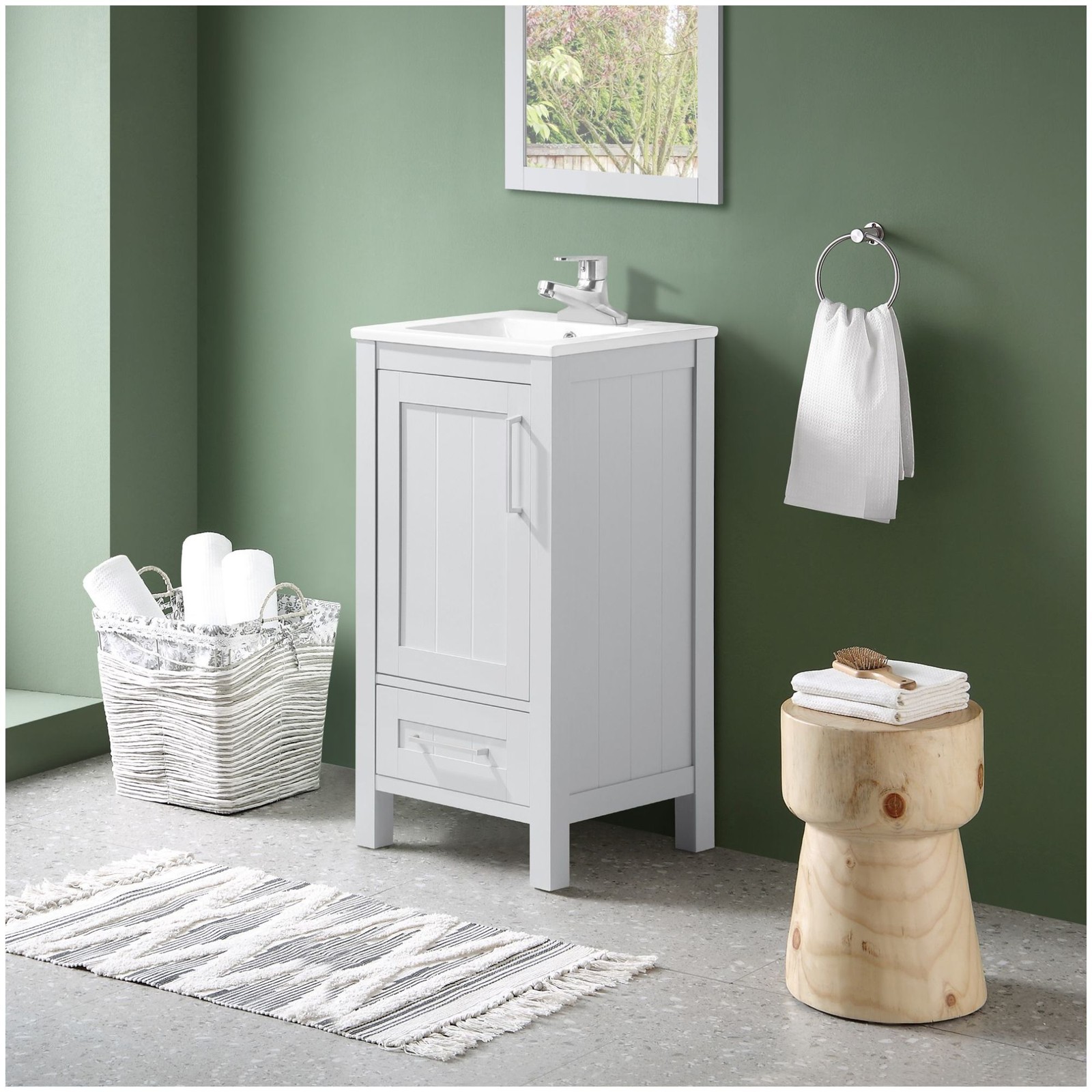 Ove Decors Kansas 18 Kansas 18″ – White