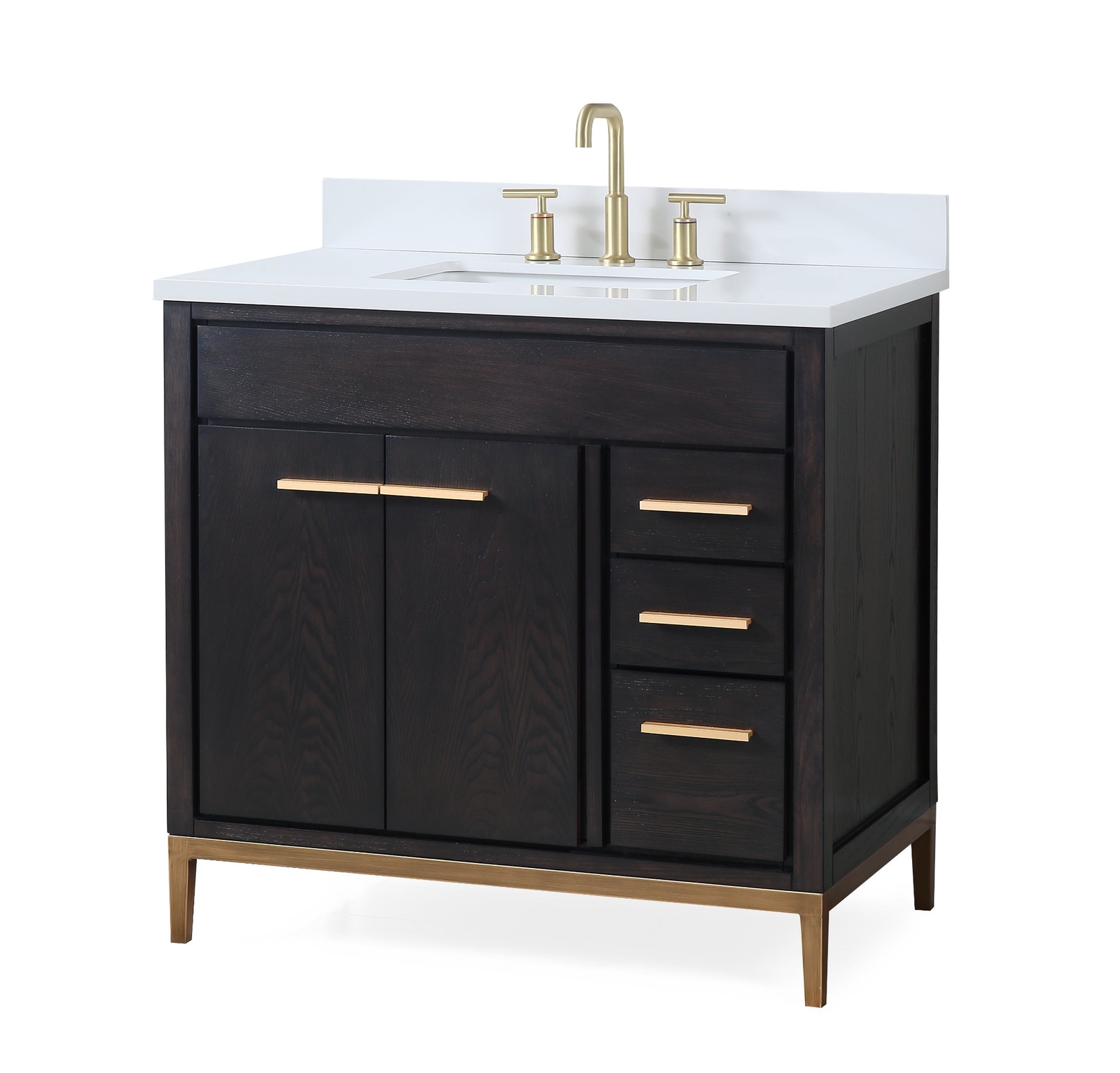 36 inch Beatrice Espresso Modern Bathroom Sink Vanity TB-9838-V36