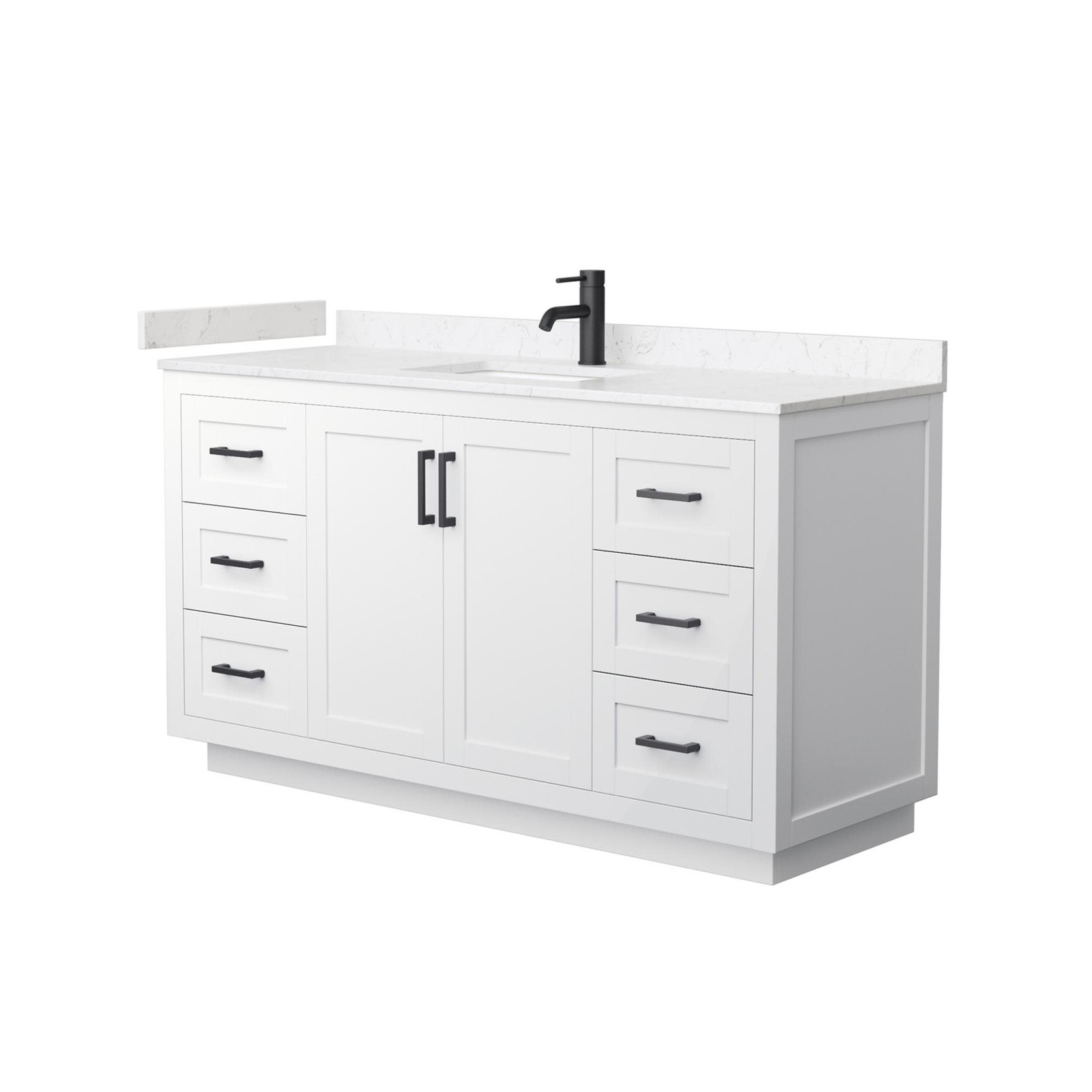 Wyndham Collection WCF2929-60S-VCA-MXX Miranda 60″ – Green / Carrara Cultured