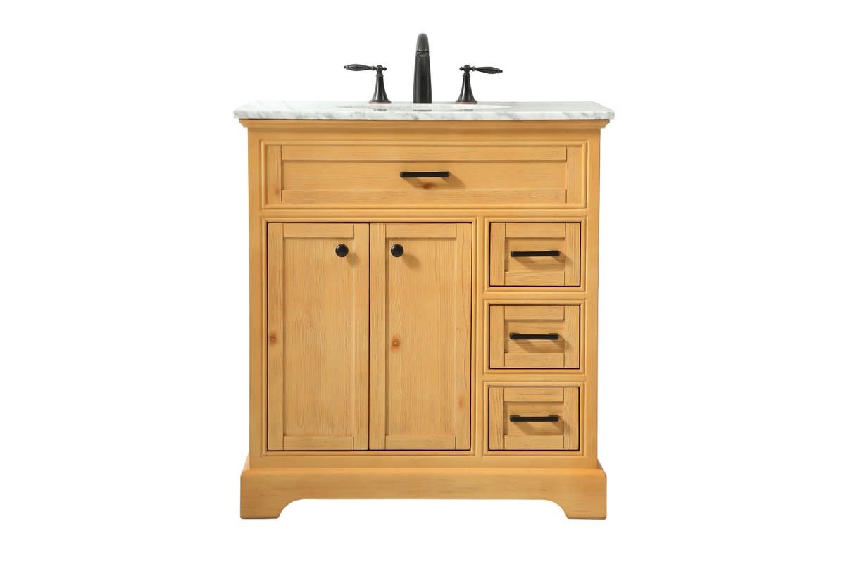 Elegant Lighting VF15032 Americana 32″ – Natural Wood