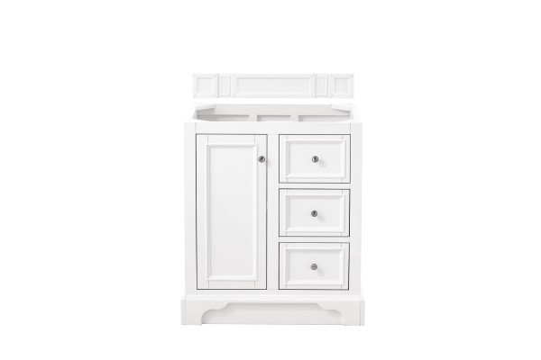 36″ James Martin De Soto 825-V36-BW-3WZ Vanity Cabinet White Zeus Silestone Top
