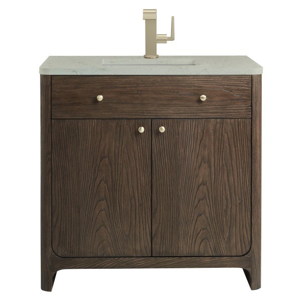 36″ James Martin Gracyn D125-V36-SBL-3VSL Vanity Cabinet Victorian Silver Top