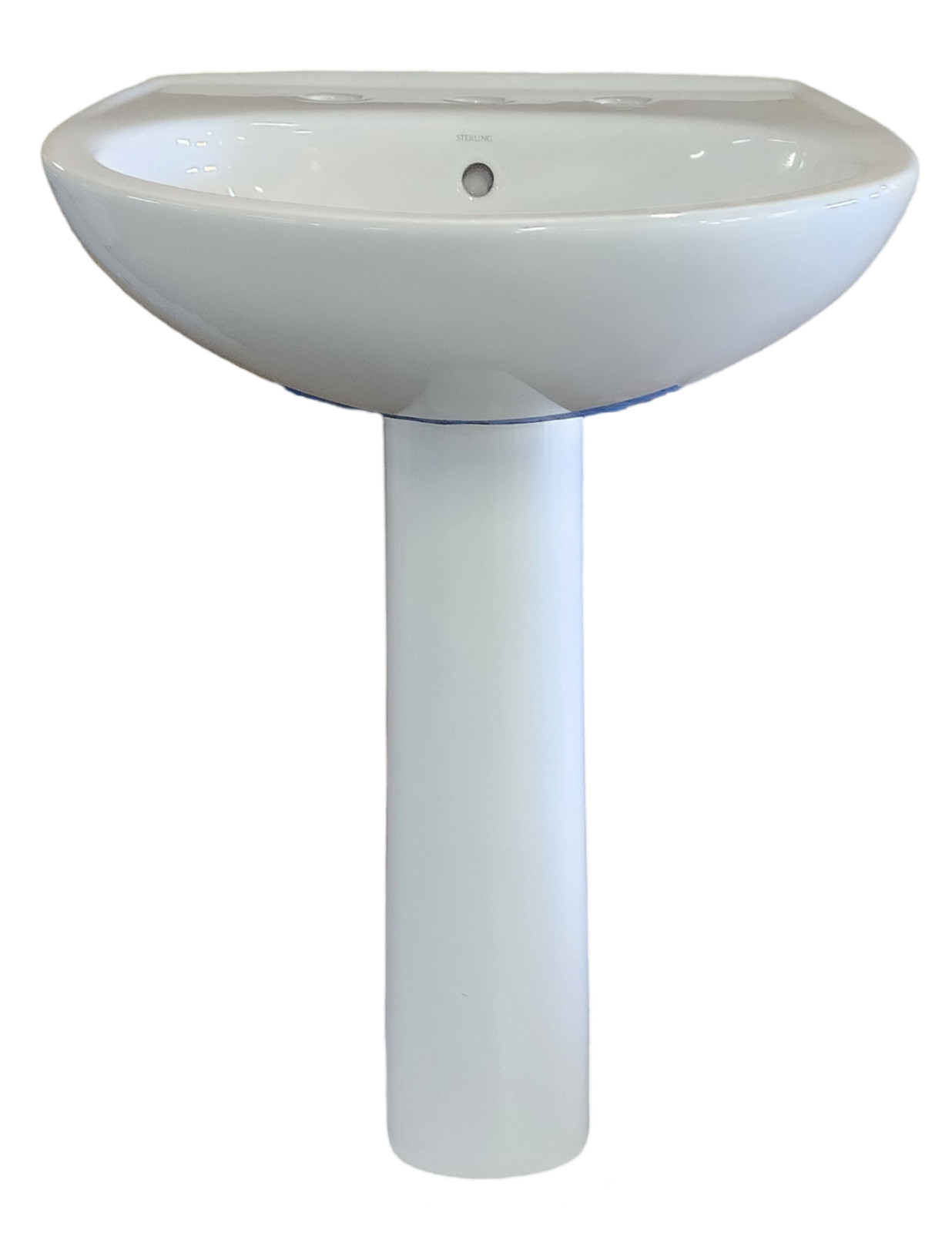 Sterling Sacramento 21-1/4″ Pedestal Bathroom Sink 3-Hole with Base