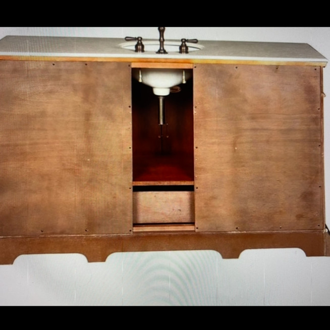 62’ single vanity