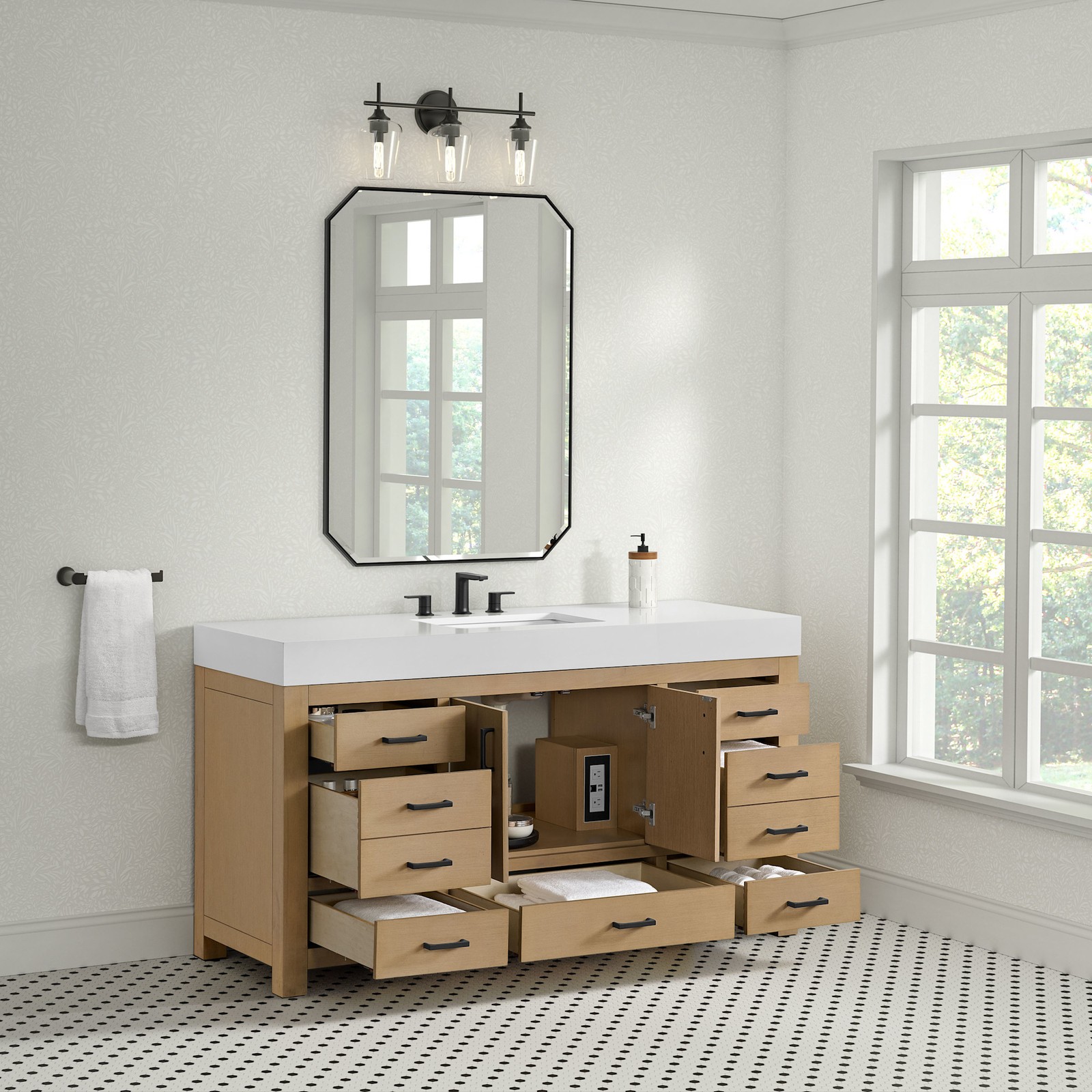 Miseno MV-MN520V60S Alanya 60″ – Warm Oak