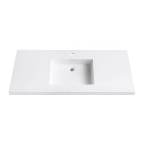 Avanity VUT49 VersaStone 49″ Acrylic Vanity Top – White