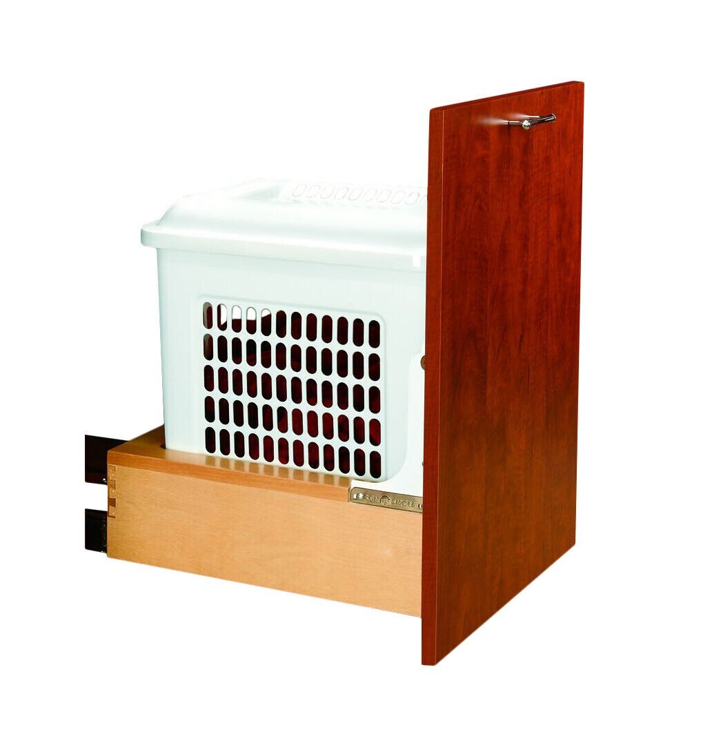 Rev-A-Shelf 4WH-RM-15DM-1 4WH Series 18 Inch Vanity Base Cabinet – Natural Wood