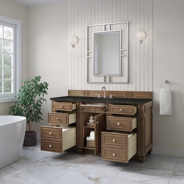 60″ James Martin Bristol 157-V60S-SBR-3PHT Phantome Eclos Single Vanity