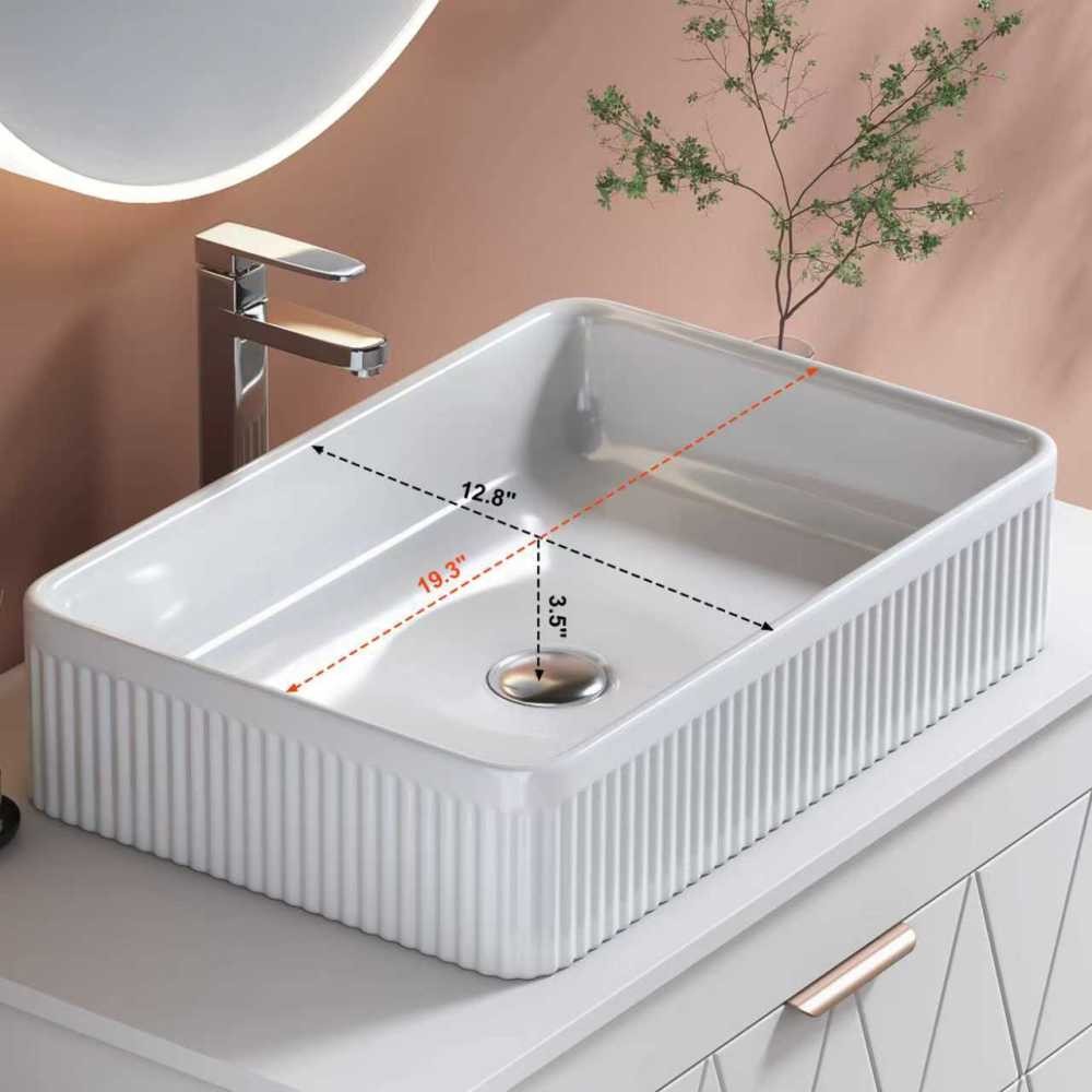 31.5 Inches Floating Single Small Bathroom Vanity with Sink