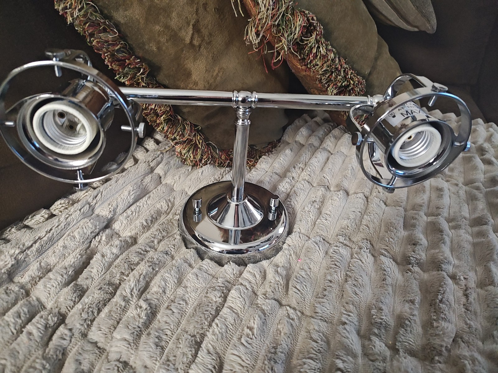 Style Selections Mix and Match 10.5-in 2 Light Brushed Nickel Transitional…