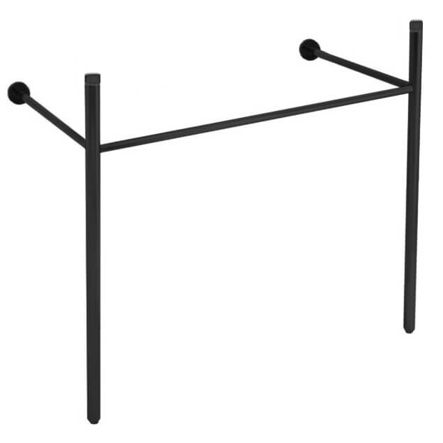 Stilhaus 1083/80-23-B – 31″ Console Stand for Sink – Matte Black