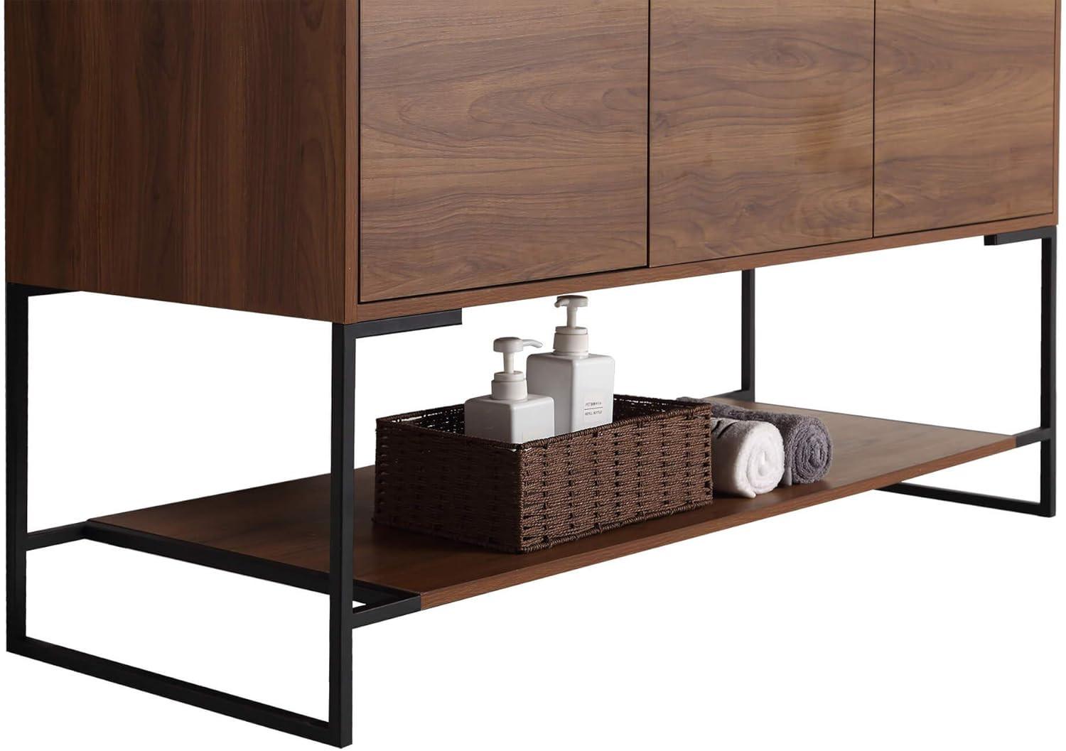 48 Inch Bathroom Vanity with Sink – Modern Knob Free Design, Elegant Space-Savin