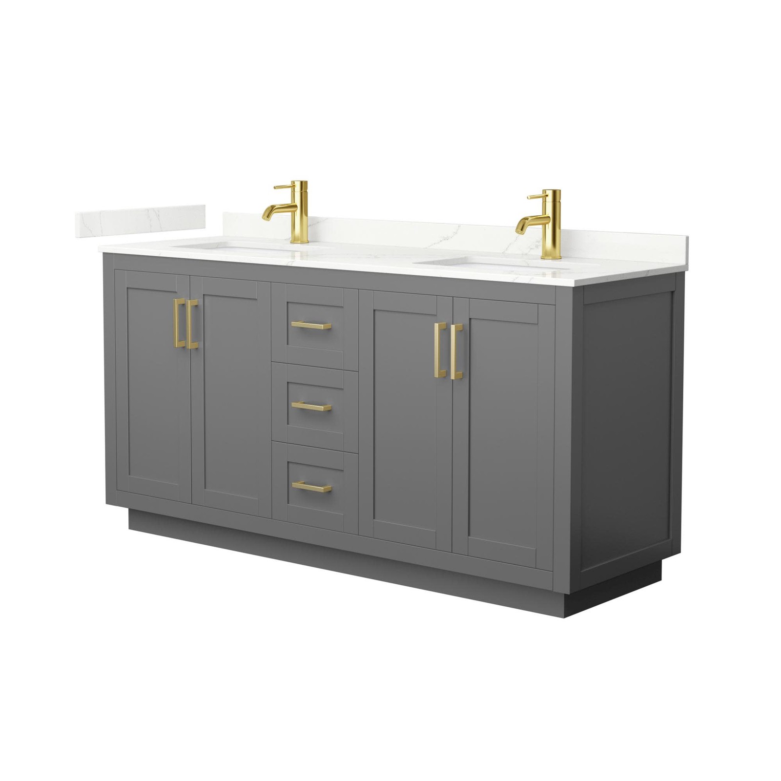 Wyndham Collection WCF292966D-QTZ-UNSMXX Miranda 66″ – Dark Gray / Giotto Quartz