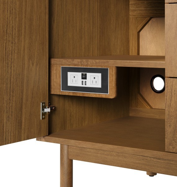 36″ James Martin Laurent 545-V36-HNO Single Vanity Cabinet Honey Oak