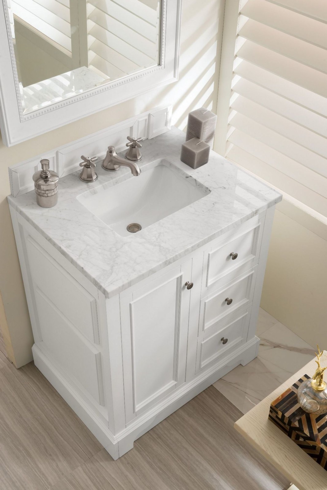 James Martin Vanities 825-V30-3CAR De Soto 32″ – White