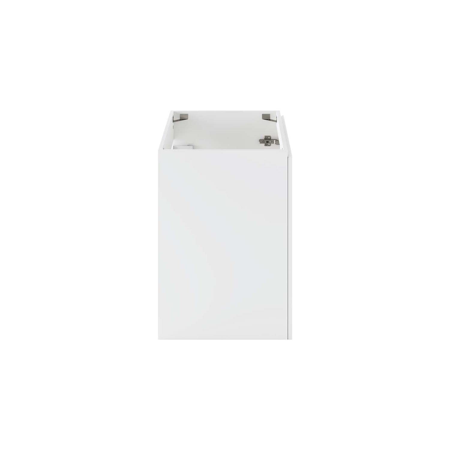 Modway Vitality 23″ Plastic and Wood Wall-Mount Bathroom Vanity in White