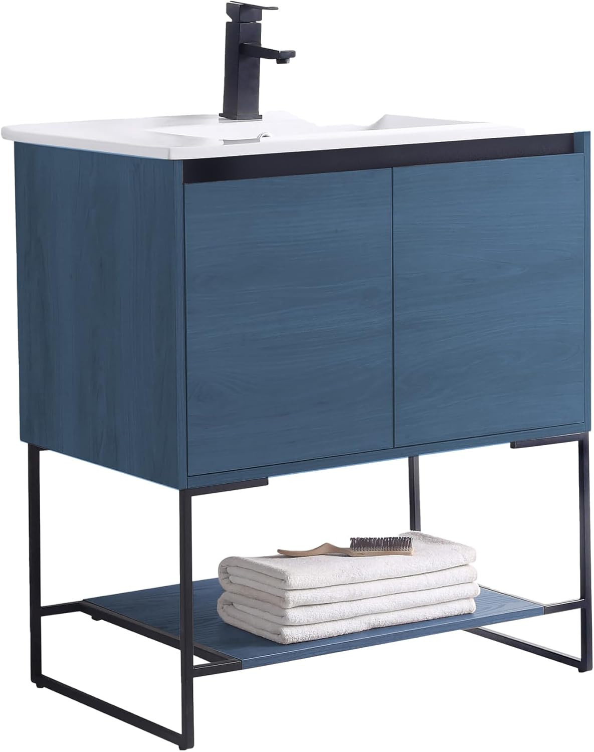 30″ Modern Bathroom Vanity with Sink – Chic Space-Saving Solution