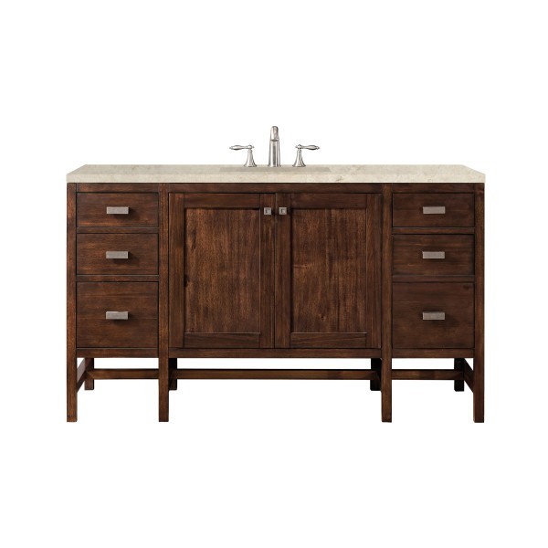 60″ James Martin Addison E444-V60S-MCA-3TJR Vanity Cabinet 3CM Tajnar Eclos Top